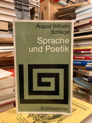 Sprache und Poetik (Nyelv �s po�tika n�met nyelven)