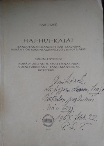 Pais Dezs� - Haj-huj-kaj�t
