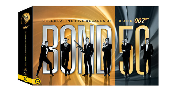 James Bond gy�jtem�ny d�szdobozban (23 DVD) - A 007 �tven �ve