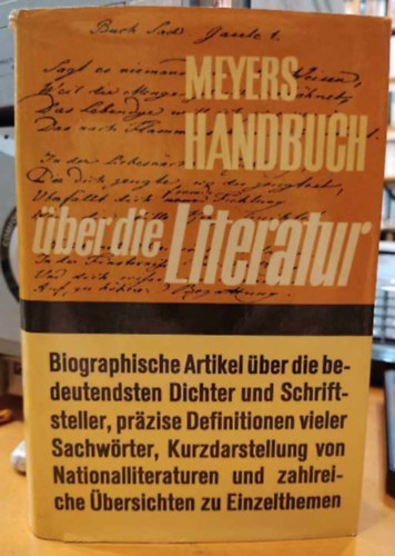 Meyers Handbuch ber die Literatur