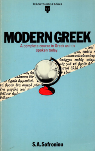 S. A. Sofroniou - Modern greek