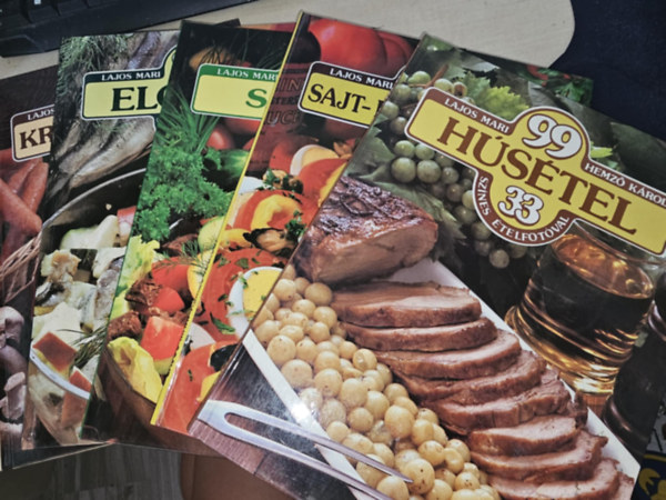 Lajos Mari- Hemz Kroly - 5db szakcsknyv, KNYVMENT AJNLAT: 99 krumplis tel+ 99 eltel+ 99 salta+ 99 sajt- s tojstel+ 99 hstel 33 sznes telfotval