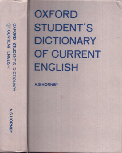 A.S. Hornby - Oxford student's dictionary of current english