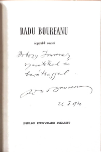 Radu Boureanu - Radu Boureanu legszebb versei