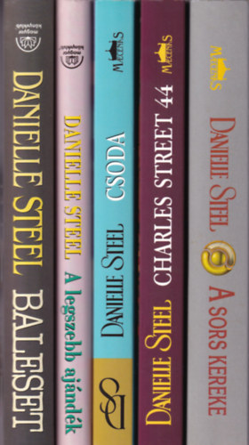 Danielle Steel - 5 db Danielle Steel: A sors kereke, Charles street 44, Csoda, A legszebb ajándék, Baleset.