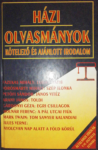 Hzi olvasmnyok - Ktelez s ajnlott irodalom  5-6 o.