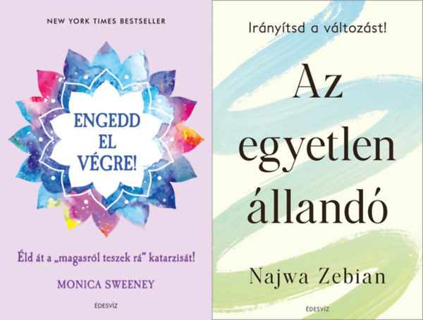 Monica Sweeney Najwa Zebian - 2 db nfejleszt knyv: Az egyetlen lland + Engedd el vgre!