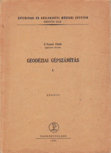 L'aun Ott - Geodziai gpszmts I.