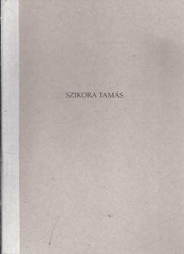 Szikora Tams - Szikora Tams killtsa: "Dobozok" 1996. szeptember 11. - oktber 6.