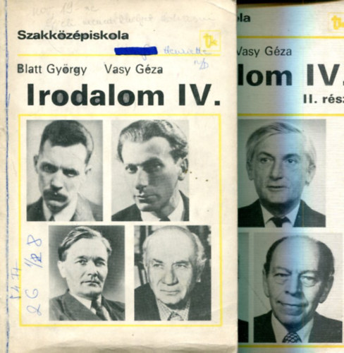 Blatt Gy�rgy - Vasy G�za - Irodalom IV. �s Irodalom IV. II. r�sz