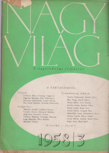 Nagyvil�g 1958/3