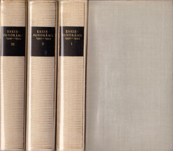 Szépirodalmi Könyvkiadó - Esszépanoráma 1900-1944 I-III.