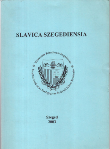 Krkits Jzsef - Slavica szegediensia V.- Cikk- s tanulmnygyjtemny