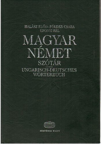 Halsz; Fldes; Uzonyi Pl - Magyar-nmet sztr (Halsz,Fldes,Uzonyi)