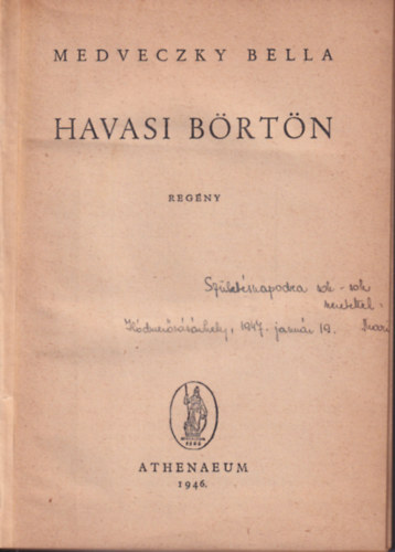Medveczky Bella - Havasi B�rt�n