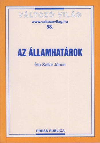 Sallai J�nos - Az �llamhat�rok