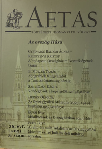 Aetas Történettudományi folyóirat 2021. 3. szám