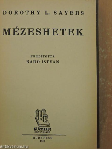 Dorothy L. Sayers - Mzeshetek