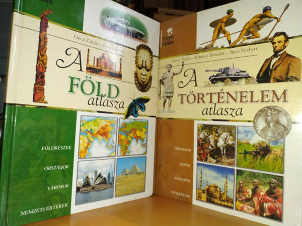 Hevr Tmea, Kmves Benedek Sipos Norbert Gczi Zoltn - A Fld atlasza + A trtnelem atlasza (2 m)