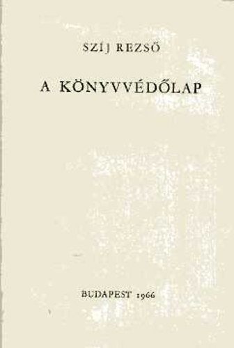 Sz�j Rezs� - A k�nyvv�d�lap