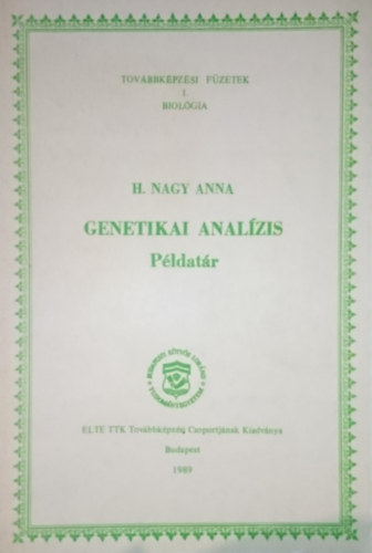 H. Nagy Anna - Genetikai anal�zis p�ldat�r
