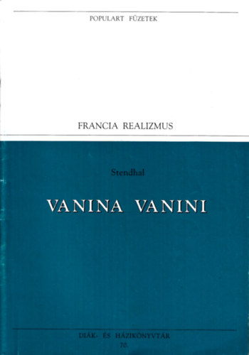 Stendhal - Vanina vanini