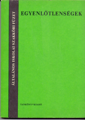 Baranyai Zsolt �s Lippner Gy�rgy - Egyenl�tlens�gek