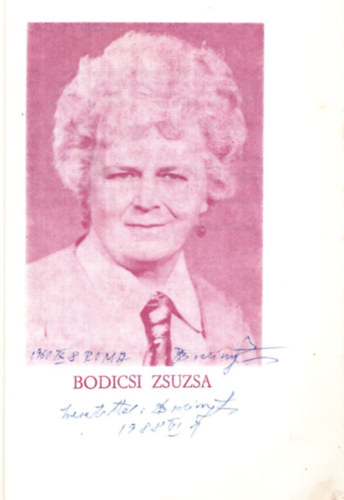 Bodicsi Zsuzsa - A verses vilgjrs - Dediklt