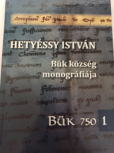Hetyssy Istvn - Bk kzsg monogrfija