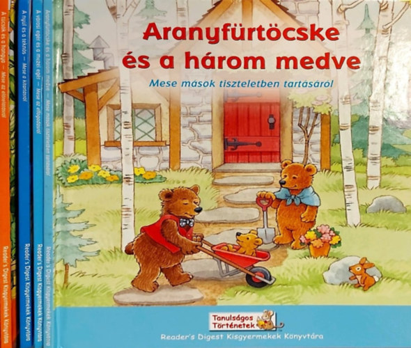 4 db Tanulsgos Trtnetek ktet: A vrosi egr s a mezei egr, Aranyfrtcske s a hrom medve, A nyl s a tekns, A tcsk s a hangya