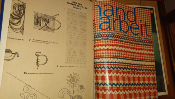 A n�met Handarbeit magazin 1979-81-es teljes �vfolyamai k�t egybek�tve minden mell�klettel