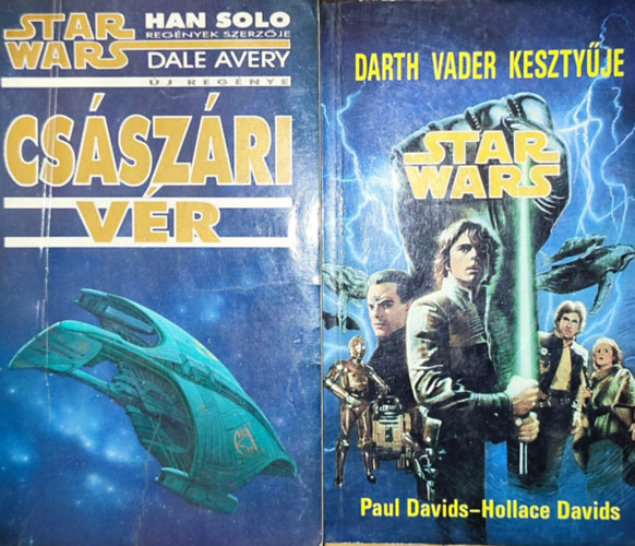 2db mű a Star Wars sorozatból - Darth Vader kesztyűje; Császári vér