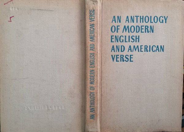 An Anthology of Modern English and American Verse