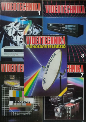 Videotechnika 1., 3., 6., 7. + Műholdas televízió (Különkiadás) (5 lapszám)