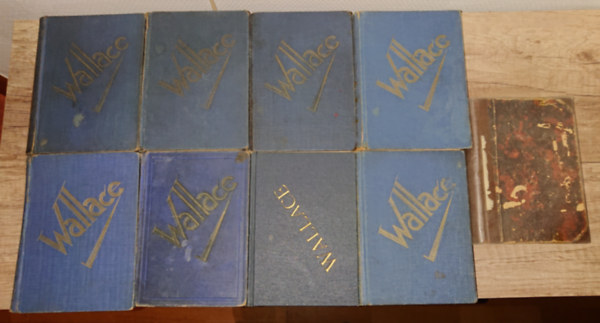 Edgar Wallace - 8 k�tet Edgar Wallace a Dante gondoz�s�ban megjelent �letm�kiad�s�b�l �s egy kilencedik aj�nd�kba (Az �sszes c�m a le�r�sban olvashat�)