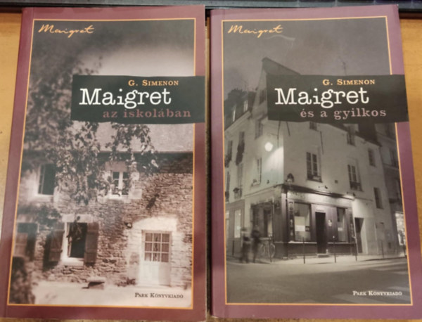 Georges Simenon - 2 db Maigret krimi: Maigret az iskolban + Maigret s a gyilkos