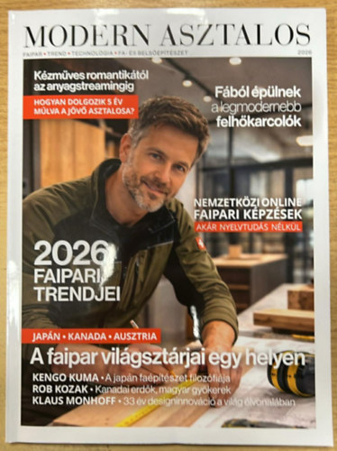Modern Asztalos 2026 - Faipar, trend, technológia, fa- és belsőépítészet