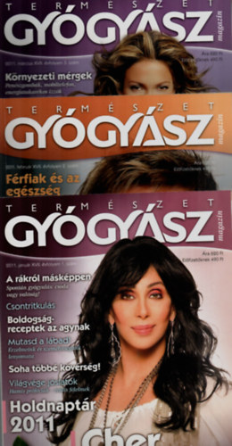 Grgei Katalin  (szerk.) - Termszetgygysz magazin 2011. (teljes vfolyam)