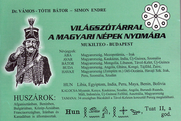 Dr.V�mos; T�th S�ndor; Simon Endre - Vil�gsz�t�rral a magyari n�pek nyom�ba