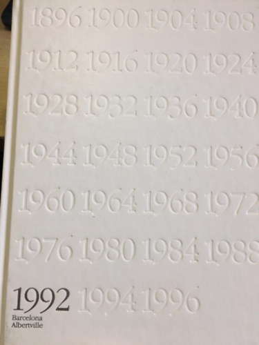 100 years of the olympic games of modern times  (1992)