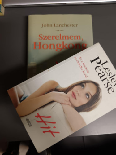 2db könyv:Hit+Szerelem,Honkong