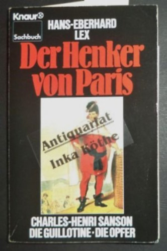 Henri Sanson - Der Henker von Paris
