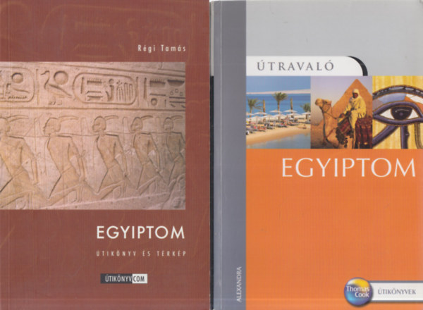 Régi Tamás - 2 db. útikönyv és térkép - Egyiptom