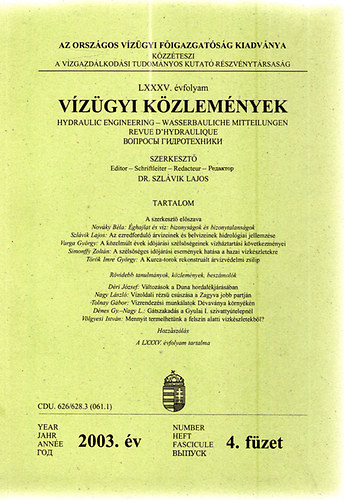 Vzgyi Kzlemnyek 2003/4.