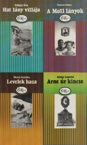 Thurz� G�bor, Mezey Katalin, Selma Lagerl�f P�losy �va - 4 db Cs�kos k�nyv egy�tt: Arne �r kincse, Levelek haza, A Moll l�nyok, Hat l�ny vill�ja.