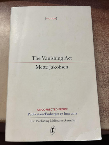 Mette Jakobsen - The Vanishing Act