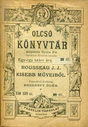 Bogdnfy dn ford. - Rousseau J.J. kisebb mveibl