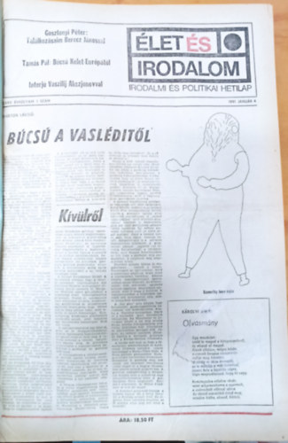 Bata Imre  (szerk.) - �let �s irodalom XXXV. �vfolyam 1991. 2 k�tetben (teljes)