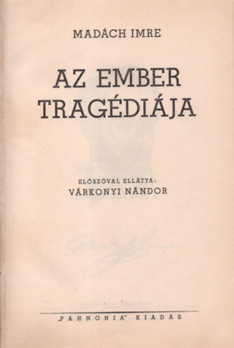 Madch Imre - Az ember tragdija