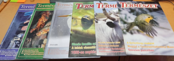 6 db Termszet s Termszet vilga magazin